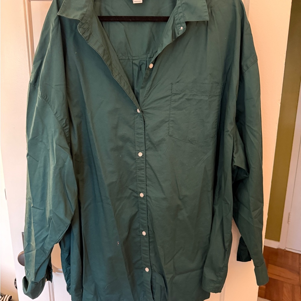 Old Navy Teal Button-Up Shirt